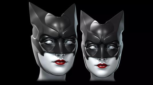 Batwoman Helmet STL for 3D Printing Cosplay