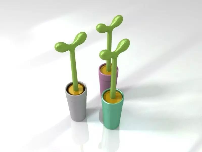 Italy Alessi toilet brush 3D model