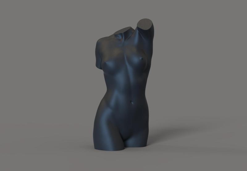 Sexy woman torso for candle 2