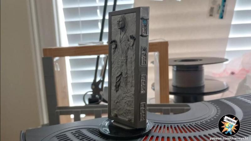 Star Wars Han Solo Carbonite Block Stand for 375 inch figures