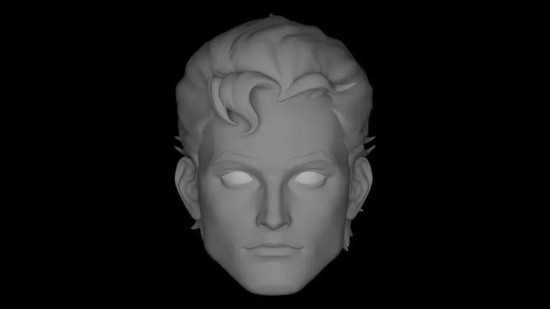 SUPERBOY PRIME HEAD SCULPT