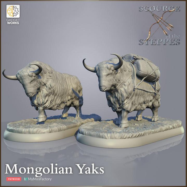 Yak with packs and wild - Scourge of the Steppes