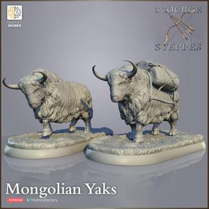 Yak with packs and wild - Scourge of the Steppes