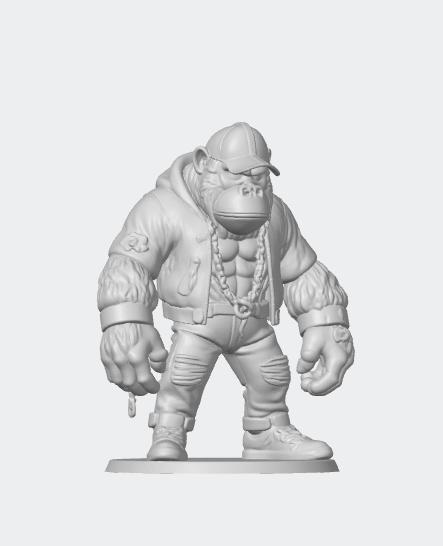 donkey kong dk figurin gangster urban