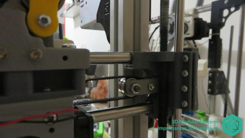 Scalar Upgrade - Idler fork for Metal Idler 16Teeth GT2 + 625ZZ bearing guides