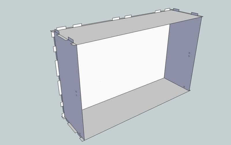 Eurorack Lasercut Case 84HP 6U 123mm