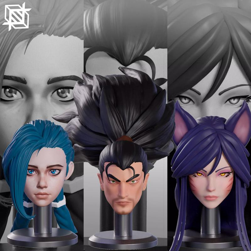 LEAGUE OF LEGENDS PACK - CUSTOM HEAD -