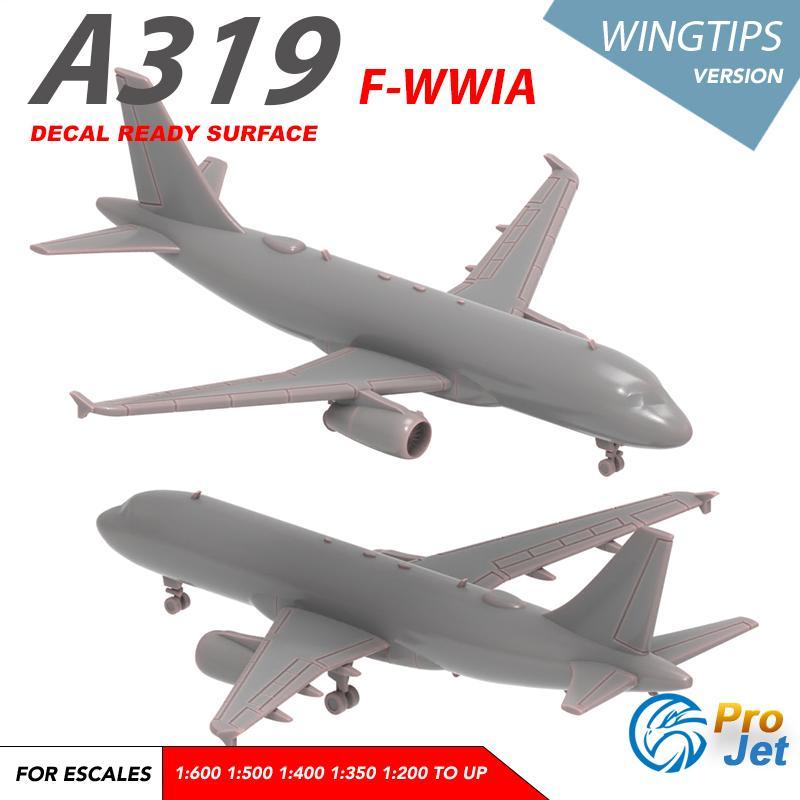Airbus A319 F-WWIA wingtips version