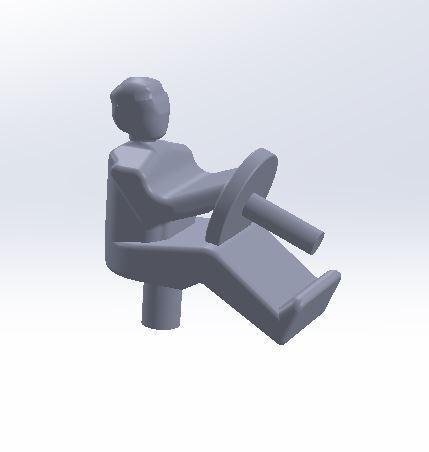 Lesney Matchbox 39a Ford Zodiac Convertible Driver