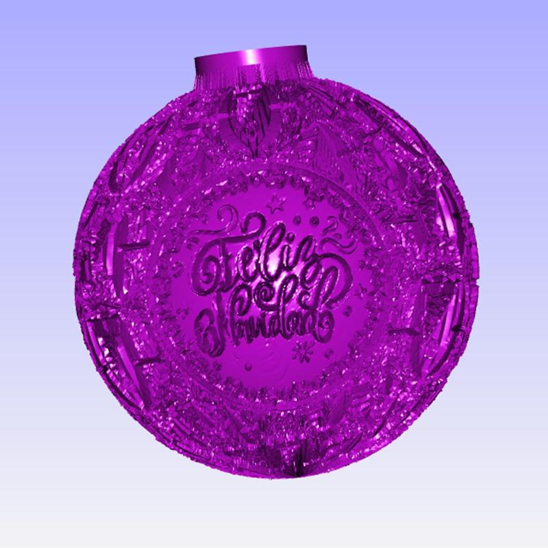 Christmas ball Real Valladolid litofania