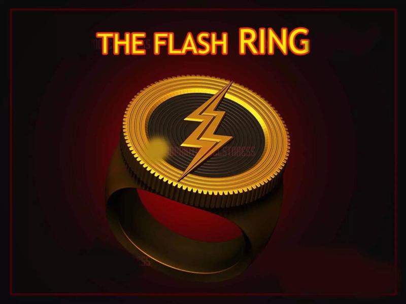 The Flash Ring - The Flash 2023 -  Flash Symbol - DC Cosplay