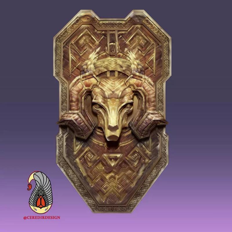 Tales of Aria Rampart Mini fig 3d Digital File