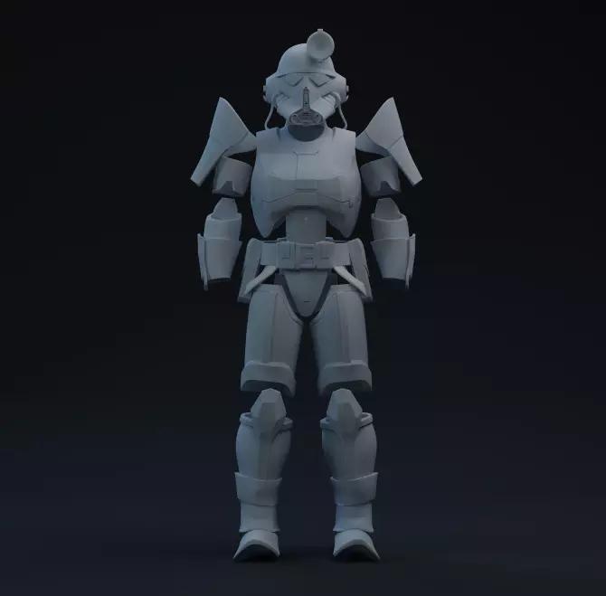 SWTOR Arkanian Trooper One-Twelfth Scale Kit