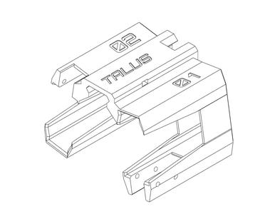 X Shot Longshot "Talus" Dual Mag Holder