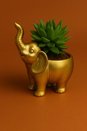 Elephant Planter 3D Model – Cute Animal Flower Pot STL for 3D Printing
