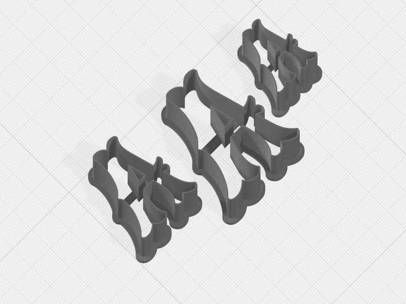 Letter A Cookie Cutter