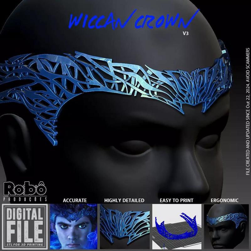 Wiccan Crown - Agatha All Along - Tiara for Cosplay