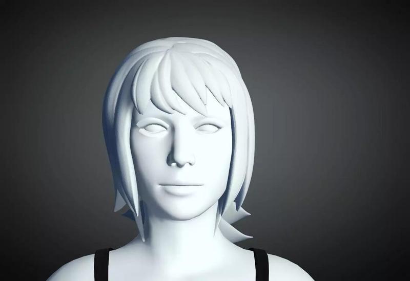 3D Hair style for Female 32 3D model