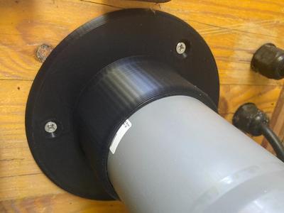 Wall penetration / Stabilization for HT pipe_DN75