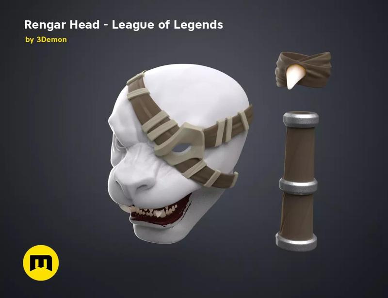 Rengar Head - League of Legends