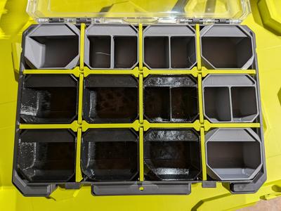 Storage Bin Inserts for Ryobi Link Slotbox Low-profile Organizer