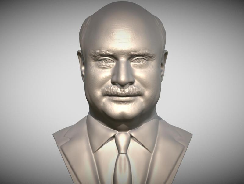 Dr Phil bust for 3D printing