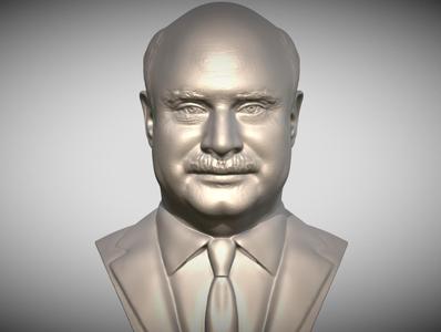 Dr Phil bust for 3D printing