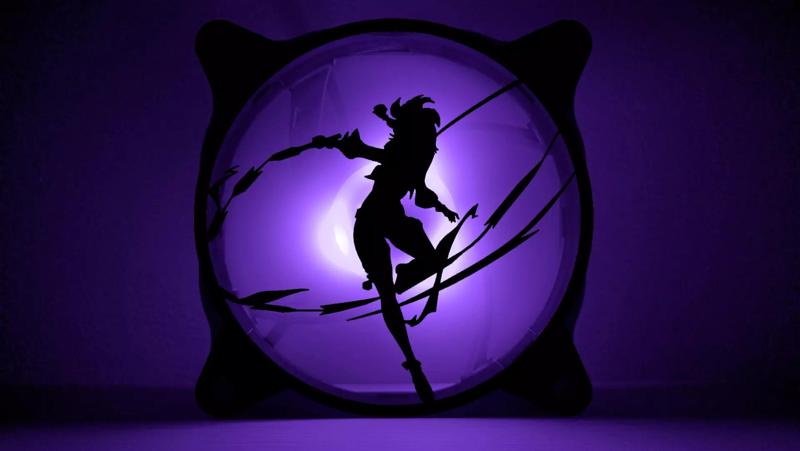 Genshin Impact Kuki Shinobu PC fan cover