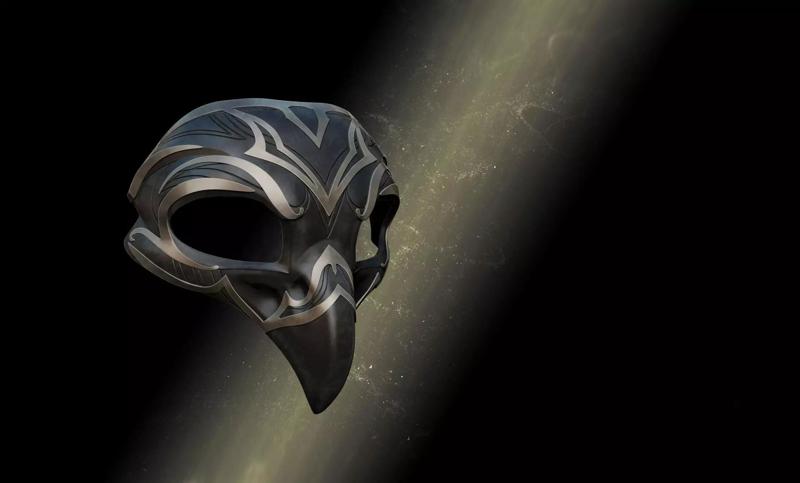 Beaked skull mask