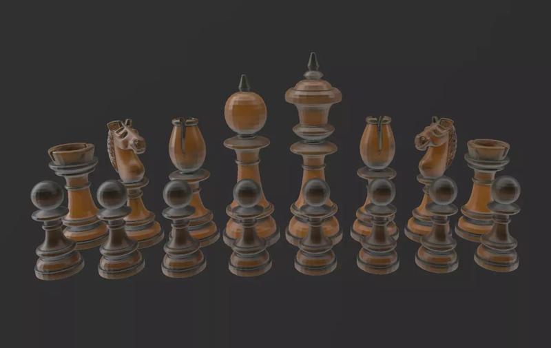 JUEGO DE AJEDREZ DE COLECCION SUGERENTE