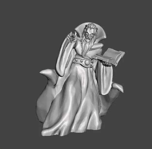 ZORGON EVIL WIZARD MINIATURE MODEL FOR FANTASY GAMES RPG DND