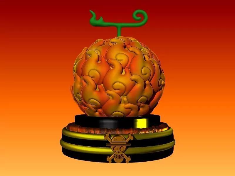 FRUTA DEL DIABLO MERA MERA PORTGAS D ACE ONE PIECE LUFFY