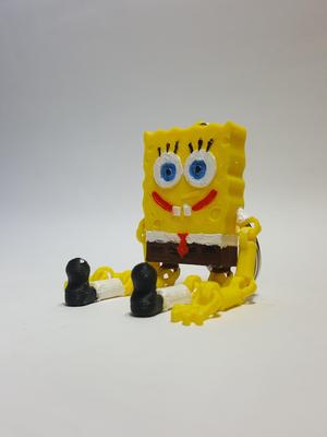 print in place SpongeBob KeyChain