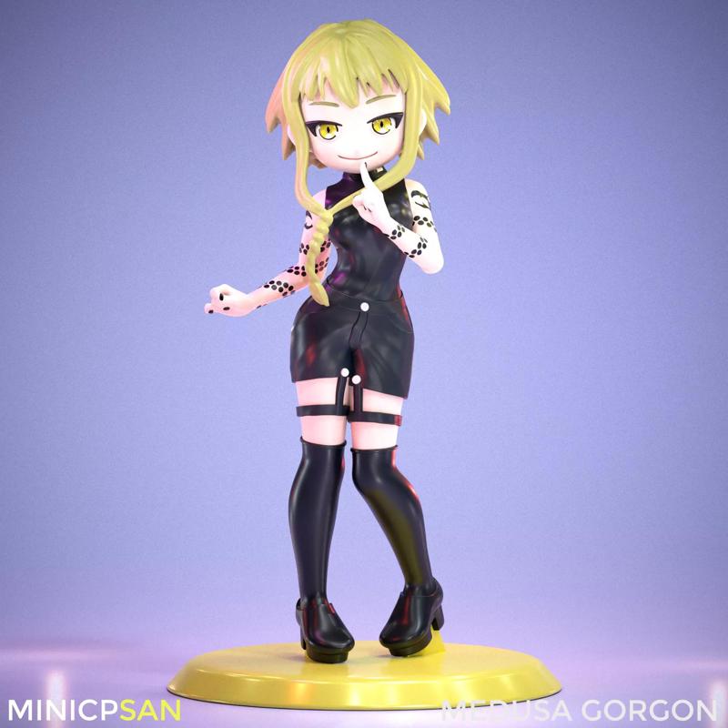 Medusa Gorgon - Stylish Black Sleeveless Outfit - Soul Eater