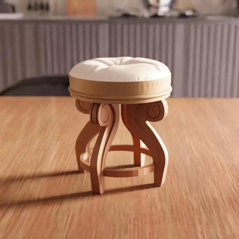 Footstool STL File - 131