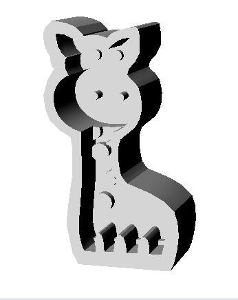 giraffe cookie molds