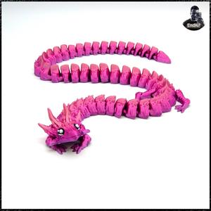 Dragon Axolotl V2 - Extra Long version - Print in place