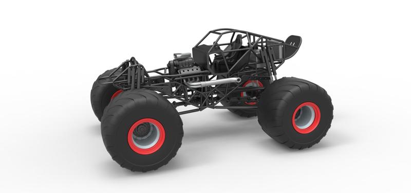 Diecast Monster truck base Version 2 Scale 1:25