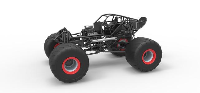 Diecast Monster truck base Version 2 Scale 1:25