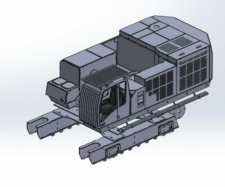 1/16 scale 385cl 3d printed and laser cut