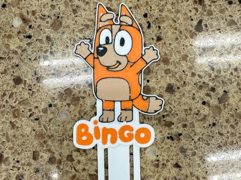Bingo Heeler Bookmark