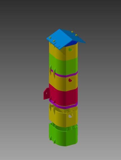 modular birdhouse apartment flat