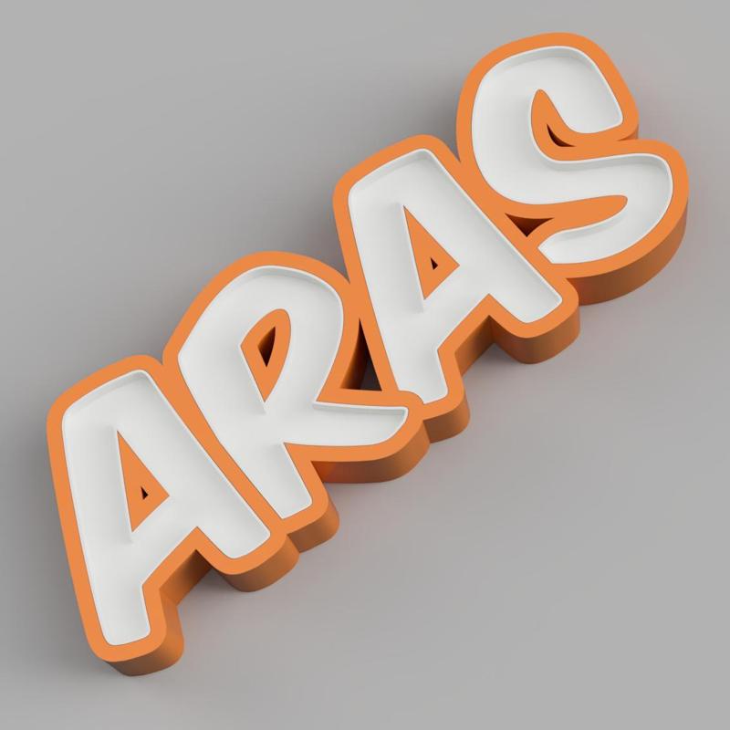 NAMELED ARAS - LED LAMP WITH NAME
