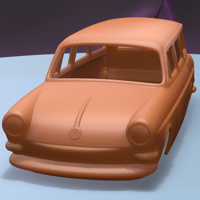 VOLKSWAGEN SQUAREBACK  (1/24) printable car body