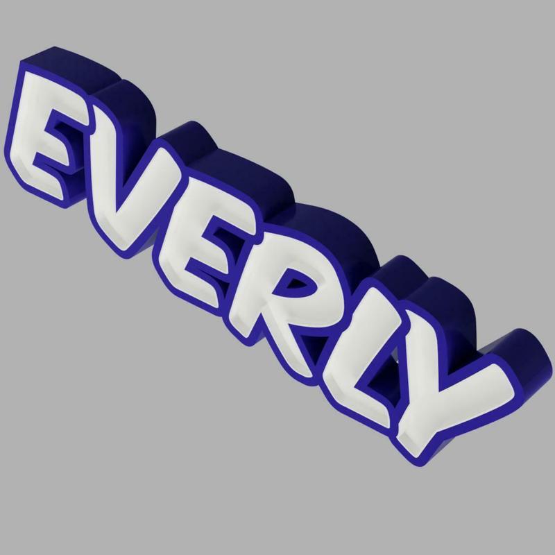 NAMELED EVERLY - LED LAMP WITH NAME