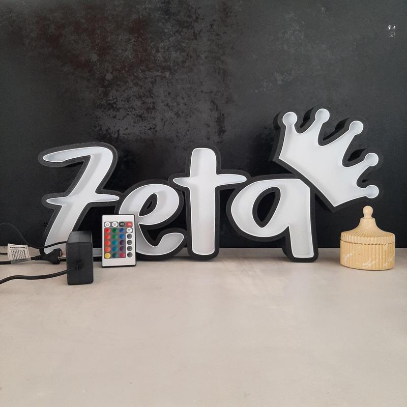 SINGLE LETTERS FOR LED RGB ILLUMINATED SIGNS