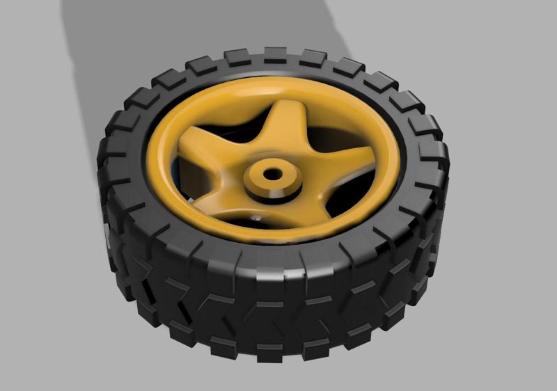 Toy Wheel all-terrain.