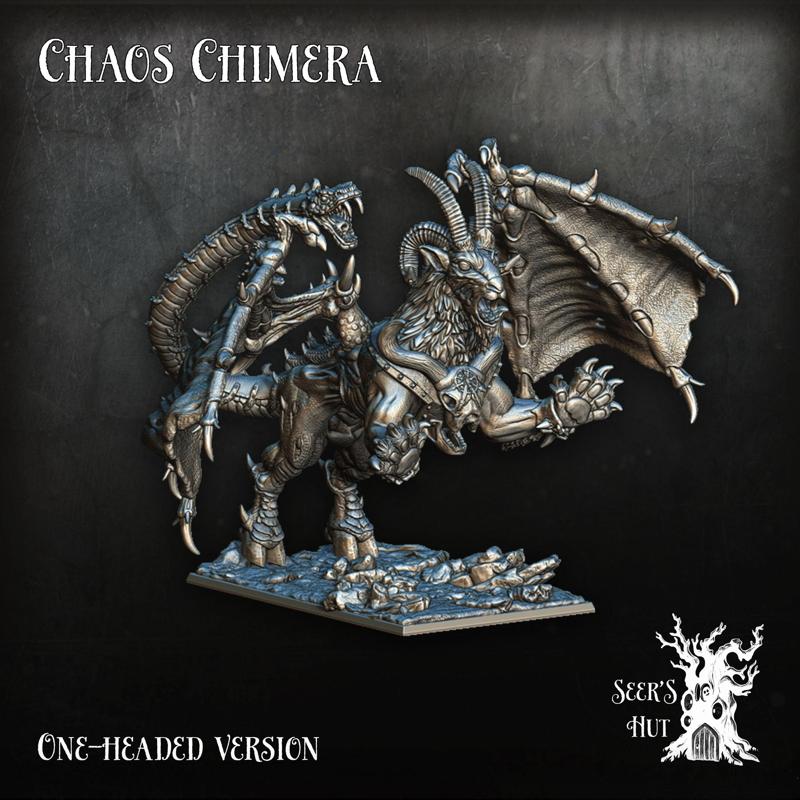 One-headed chaos chimera