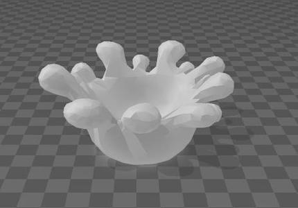 Low Poly Splash Bowl
