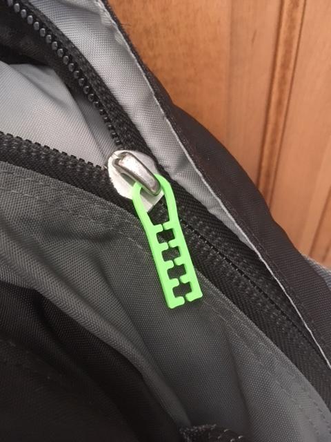 Single Piece Easy Print Zipper Pull